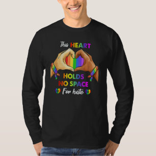 T-shirt Ce cœur ne contient pas de place pour la haine Lgb