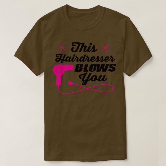 T-shirt Ce coiffeur vous surprend (Design devant)