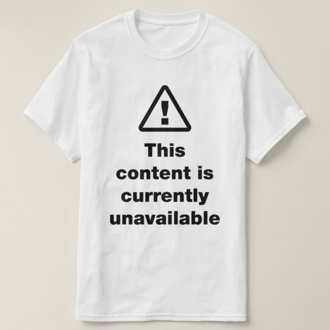 T-shirt ⚠ Ce contenu est actuellement indisponible (Design devant)