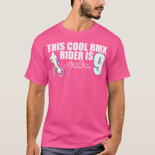 T-shirt Ce Cool Bmx Rider Est 9 Bicycle Bmx Drôle