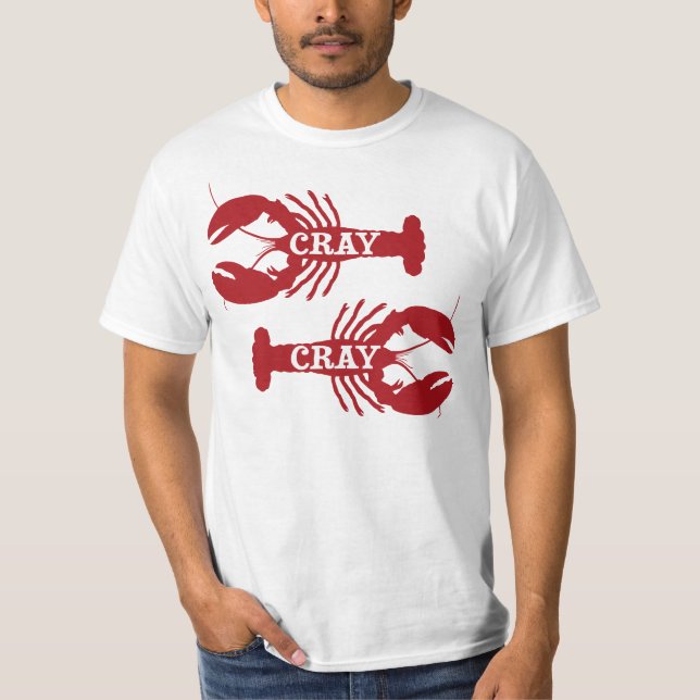 T-shirt Ce crustacé d'écrevisses de Cray Cray (Devant)