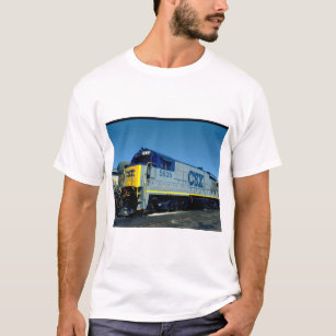 T-shirt Ce CSX GE B36-7 #5835, 1990_Trains