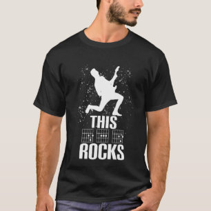 T-shirt Ce DAD Rocks Guitar Chords