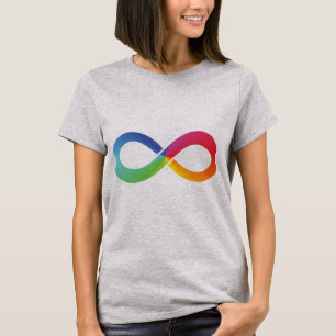 T-shirt Ce design d'infini arc-en-ciel peut symboliser tan