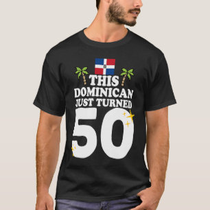 T-shirt Ce dominicain vient de tourner 50 Dominicano 50e B