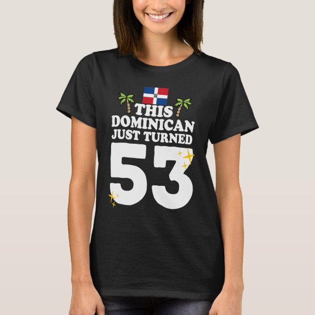 T-shirt Ce Dominicain vient de tourner 53 Dominicano 53ème (Devant)