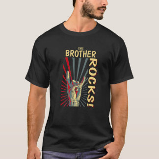T-shirt Ce Frère Rocks Vintage Retro Concert Les années 70