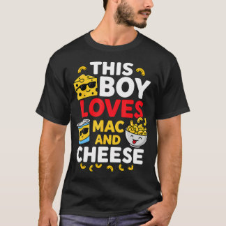 T-shirt Ce garçon aime le mac et