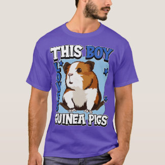 T-shirt Ce garçon aime les cochons de Guinée
