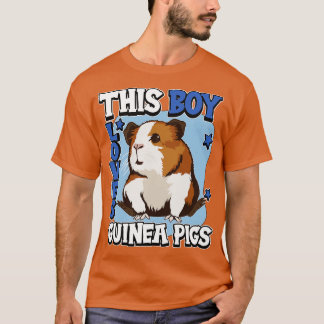 T-shirt Ce Garçon aime les Cochons de Guinée 1