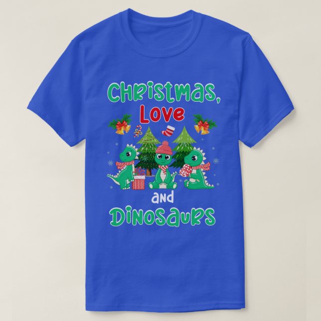 T-shirt Ce Garçon Aime Les Dinosaures Enfants Garçon Dino  (Design devant)