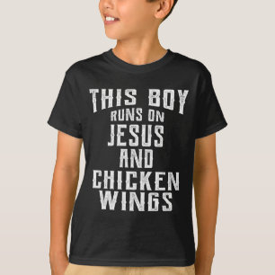 T-shirt Ce garçon court sur Jésus et la conception d'ailes