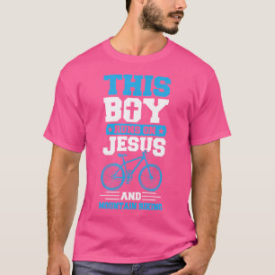 T-shirt Ce Garçon Passe Sur Jésus Et VTT Christi