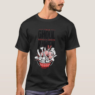 T-shirt Ce Ghoul adore vraiment Rawen Halloween