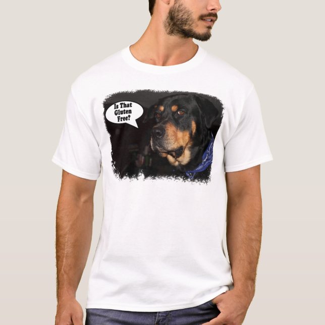 T-shirt Ce gluten est-il libre ? (Devant)