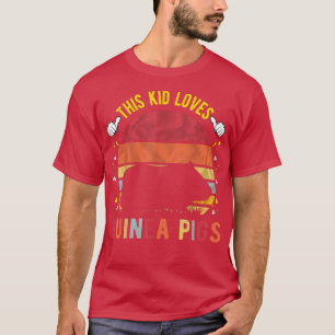 T-shirt Ce gosse aime Guinée Chiens garçons et filles Guin