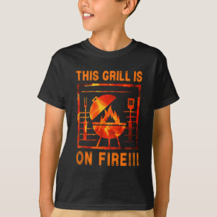 T-shirt Ce Grill Est En Feu Bbq B-b-q R-b-q Drôle