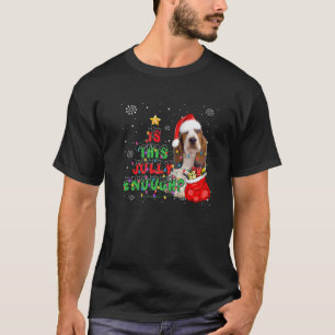 T-shirt Ce Jolly Assez Basset Hound Chien Joyeux Noël