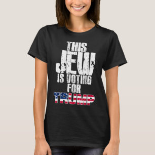 T-shirt Ce Juif Vote Pour Trump électeur Républicain Juif