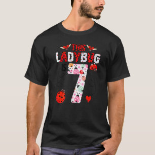 T-shirt Ce Ladybug A 7 Ans Thème Ladybug