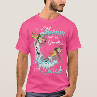 T-shirt Ce Memaw Aime Son Grand À La Lune Et À L'Arrière F
