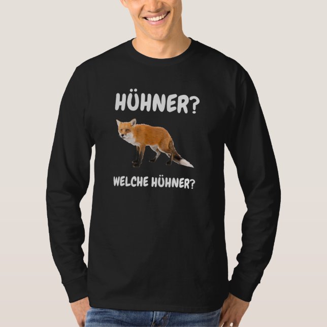 T-shirt Ce mème de renard de poulet (Devant)