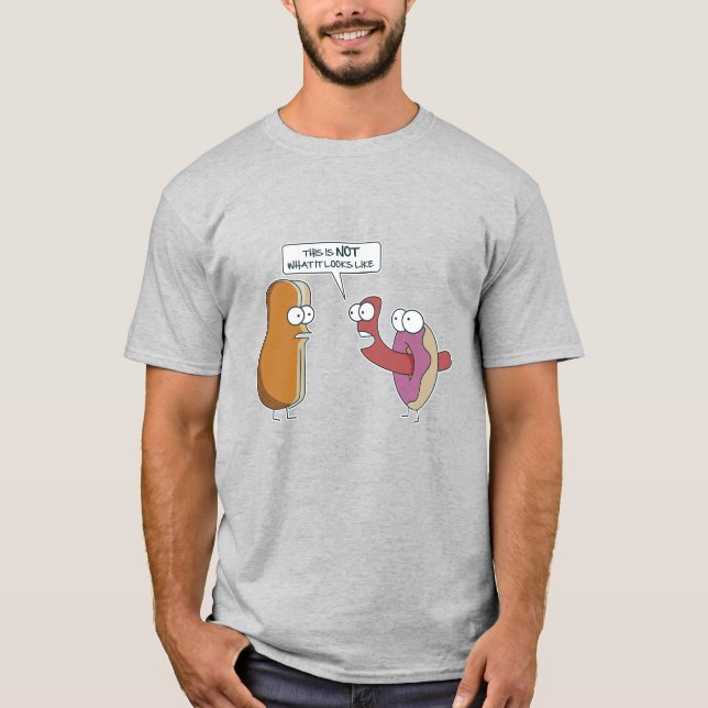 T-shirt Ce n'est pas ce que cela semble être (Devant)