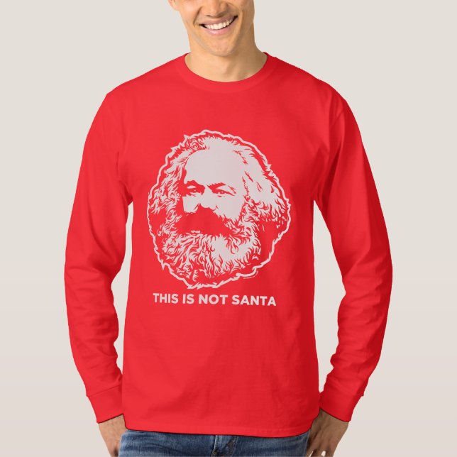 T-shirt Ce n'est pas chemise de Père Noël (Devant)