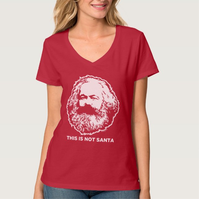 T-shirt Ce n'est pas chemise de Père Noël (Devant)