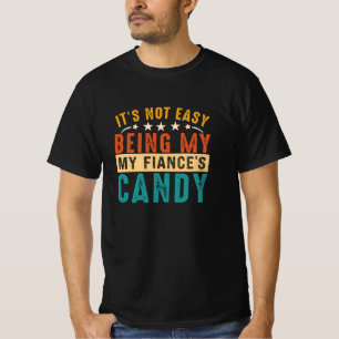 T-shirt Ce n'est pas facile d'être le bras de ma fiancée b
