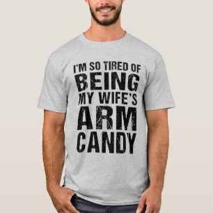 T-shirt Ce n'est pas facile d'être mon mari de bonbons à b