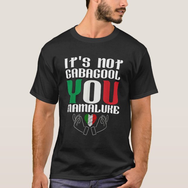 T-shirt Ce n'est pas Gabagool Vous Mamaluke Drôle Eslang I (Devant)