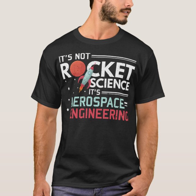 T-shirt Ce N'Est Pas La Science Des Fusées C'Est L'Ingénie (Devant)