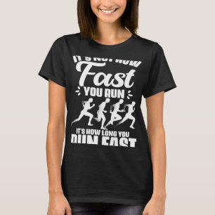T-shirt Ce n'est pas la vitesse à laquelle vous courez Spo