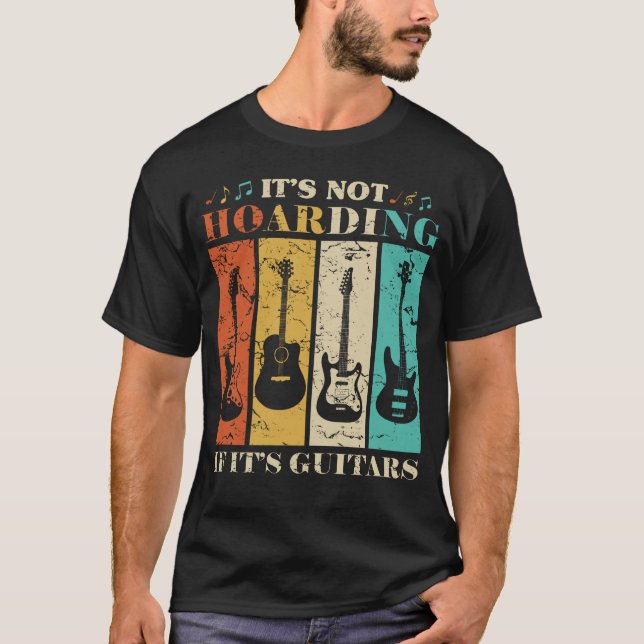 T-shirt Ce n'est pas l'accumulation si c'est la guitare mu (Devant)