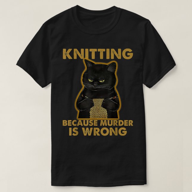 T-shirt Ce n'est pas l'accumulation si c'est le Knit de Tr (Design devant)
