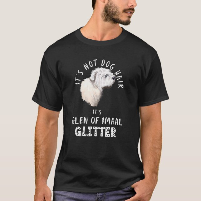 T-shirt Ce n'est pas les cheveux de chien C'est le reflet  (Devant)
