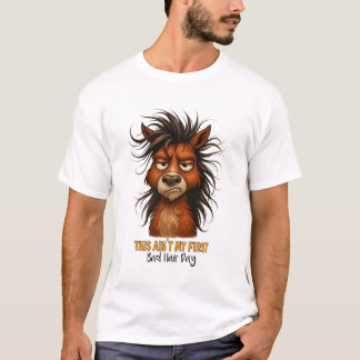 T-shirt Ce n'est pas ma première mauvaise journée de coiff