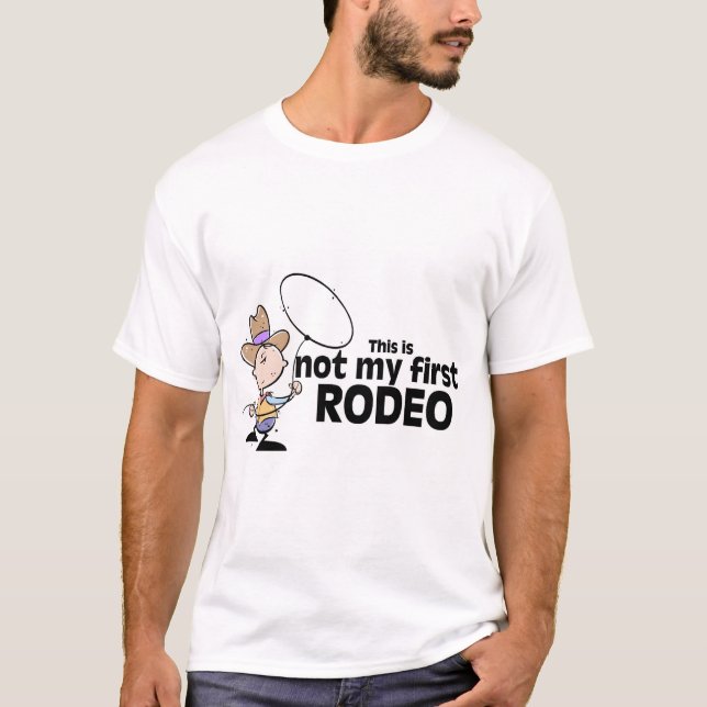 T-shirt Ce n'est pas mon premier rodéo (Devant)