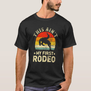 T-shirt Ce n'est pas mon premier Rodeo Horse équitation Su