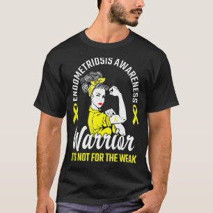 T-shirt Ce N'Est Pas Pour La Faible Endometriose Jaune Gue