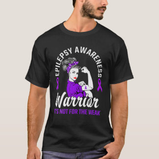 T-shirt Ce n'est pas pour l'épilepsie violette du guerrier