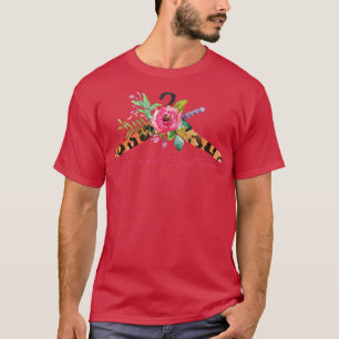 T-shirt Ce n'est pas Santé Floral Coat Hanger Pro Choi