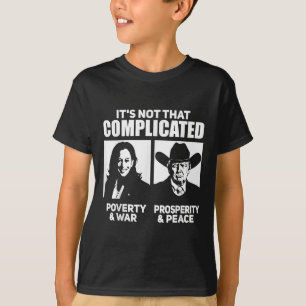 T-shirt Ce N'Est Pas Si Compliqué Kamala Pauvreté & amp ;
