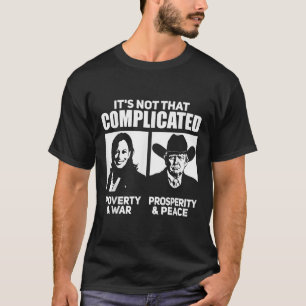 T-shirt Ce N'Est Pas Si Compliqué Kamala Pauvreté & amp ;