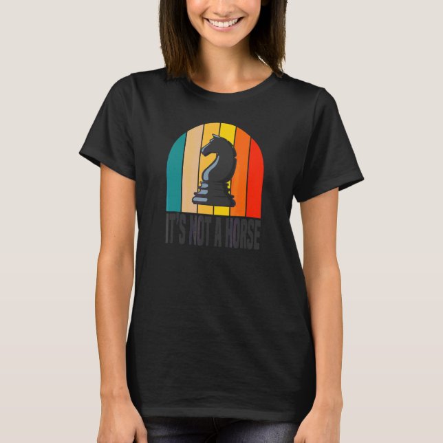 T-shirt Ce n'est pas un cheval   Conception de joueurs de  (Devant)