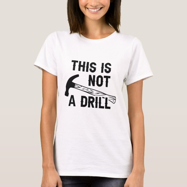 T-shirt Ce N'Est Pas Un Exercice (Devant)