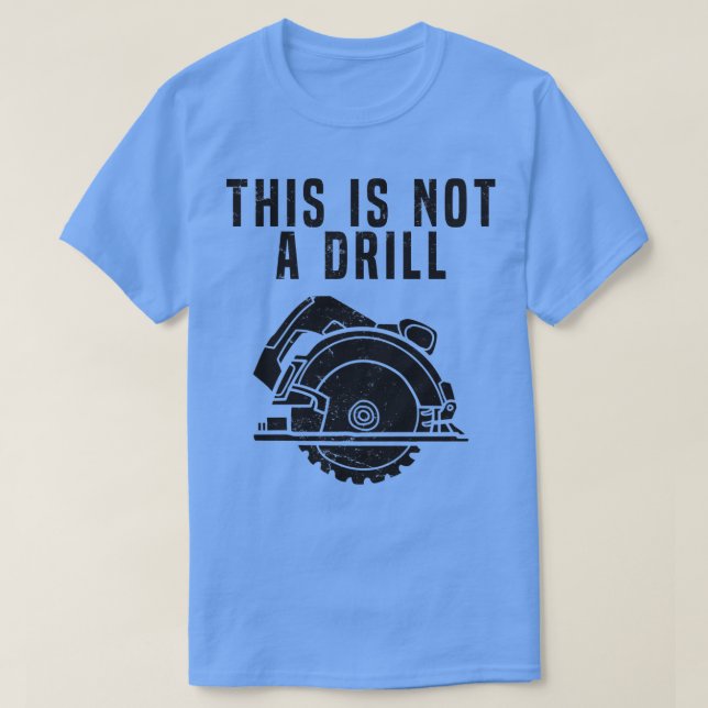 T-shirt Ce n'est pas un exercice amusant de construction p (Design devant)