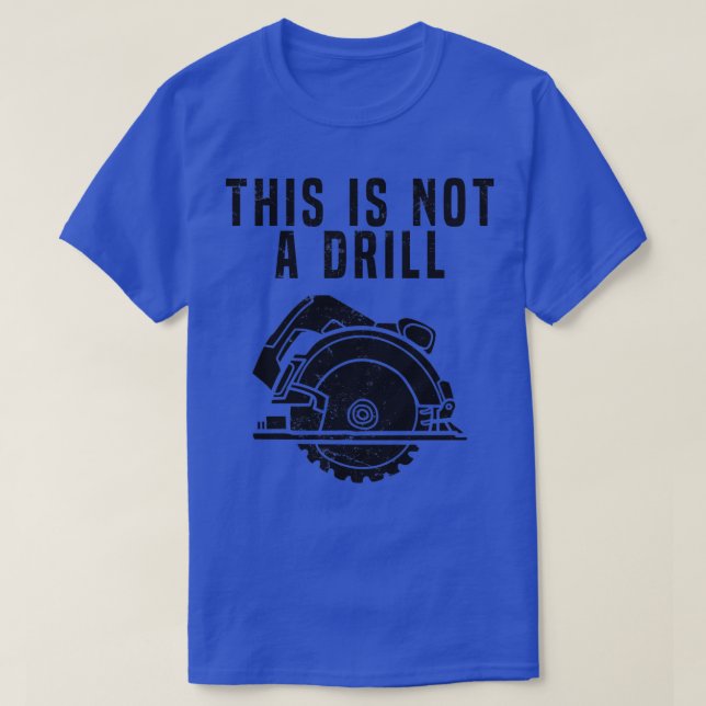 T-shirt Ce n'est pas un exercice amusant de construction p (Design devant)