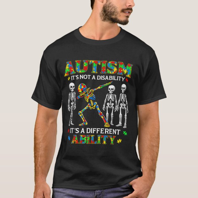 T-shirt Ce n'est pas un handicap, c'est une capacité diffé (Devant)